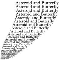 Asteroid and Butterfly