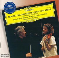 Mozart: Violin Concertos 3 & 5 / Mutter, Karajan, Berlin Philharmonic Orchestra