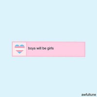 boys will be girls