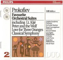 普罗柯菲耶夫：乐队组曲《三桔爱》《罗米欧与朱丽叶》《基日中尉》《彼得与狼》《阿拉与罗利》 / 《第一交响曲"古典"》