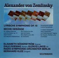 Zemlinsky: Lyrische Symphonie, Sechs Gesänge