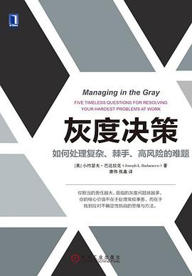 灰度决策：如何处理复杂、棘手、高风险的难题