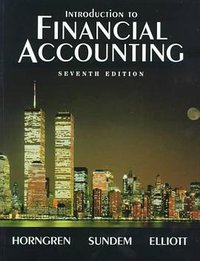 Introduction to Financial Accounting (7th Edition) (Prentice Hall 1998)