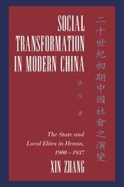 Social Transformation in Modern China (Cambridge University Press 2000)