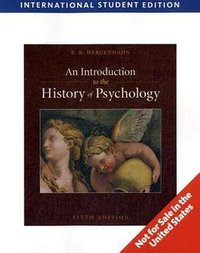 An Introduction to the History of Psychology (2008)