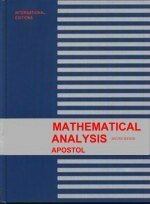 Mathematical Analysis (2/e) (Addison Wesley 1974)