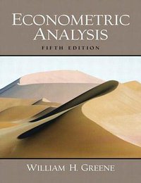 Econometric Analysis (Pearson 2002)