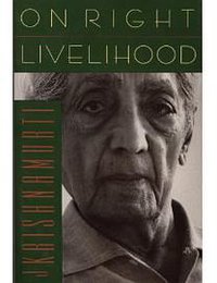 On Right Livelihood (Harpercollins 1992)