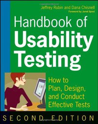 Handbook of Usability Testing (Wiley 2008)