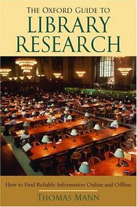 The Oxford Guide to Library Research (2005)