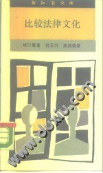 比较法律文化 (北京三联书店 1990)