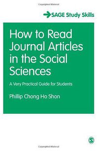 How to Read Journal Articles in the Social Sciences (SAGE Publications Ltd 2012)