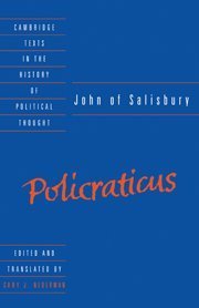 John of Salisbury (Cambridge University Press 1991)