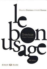 Le bon usage (Duculot 2007)