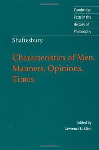 Shaftesbury (Cambridge University
Cambridge University Press 1999)