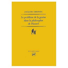 Le problème de la genèse dans la philosophie de Husserl