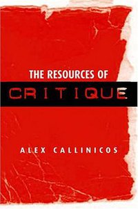 The Resources Of Critique (Blackwell Pub)