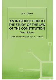 An Introduction to the Study of the Law of the Constitution 