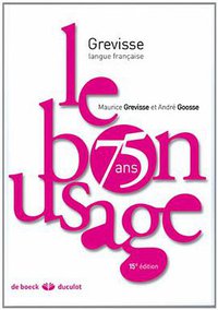 Le bon usage (Duculot 2011)