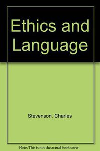 Ethics and Language (Ams Pr Inc 1944)