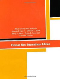 Multivariate Data Analysis (Pearson 2013)