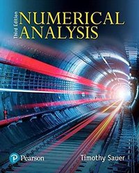 Numerical Analysis (Pearson 2017)