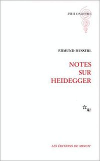Notes sur Heidegger