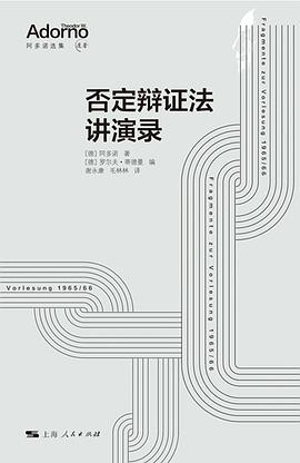 否定辩证法讲演录