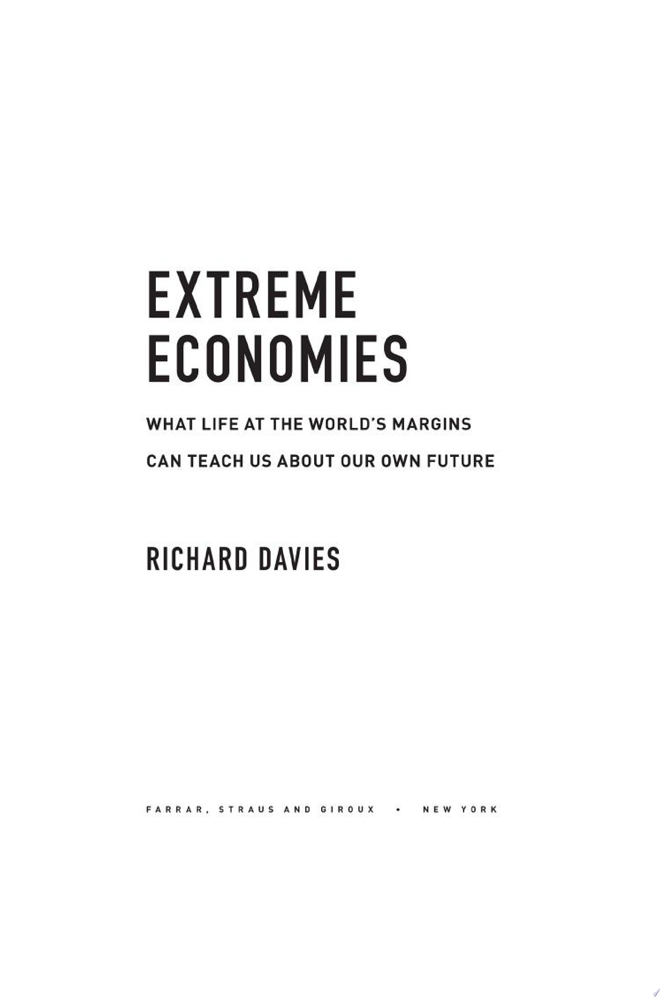 Extreme Economies