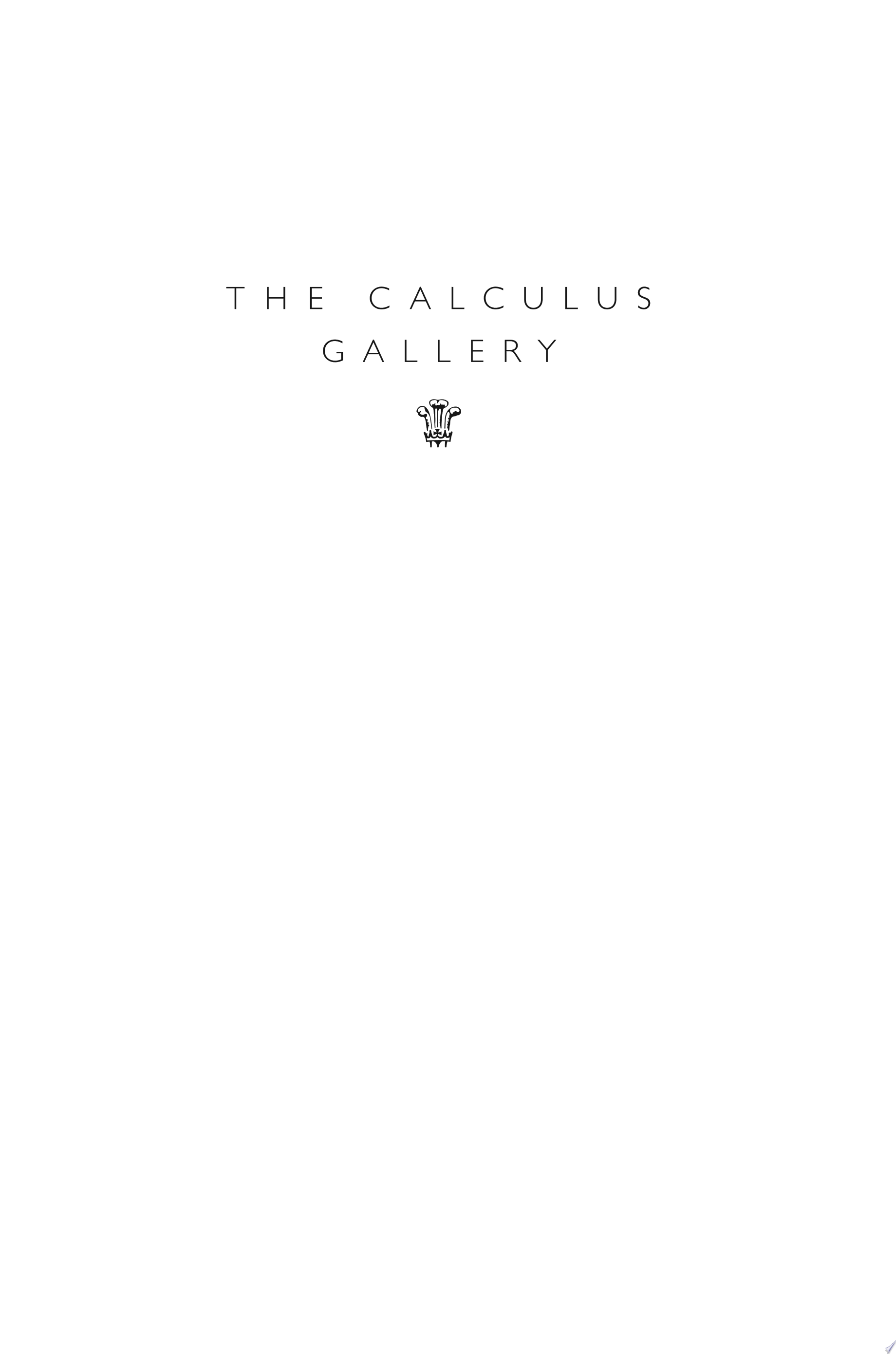 The Calculus Gallery