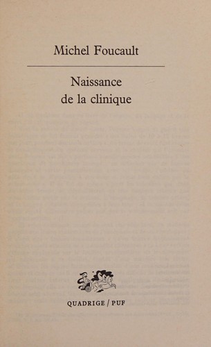 Naissance de la clinique (QUADRIGE)