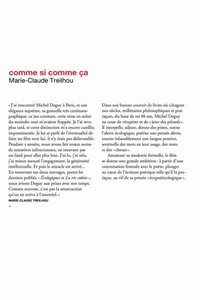 Comme si, comme ça