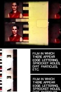 Film in Which There Appear Edge Lettering, Sprocket Holes, Dirt Particles, Etc.