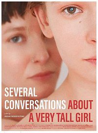 Several conversations about a very tall girl